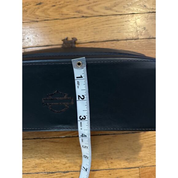 Harley-Davidson Genuine Leather Dash Pouch Fairing Storage Compartment USA - Picture 6 of 6